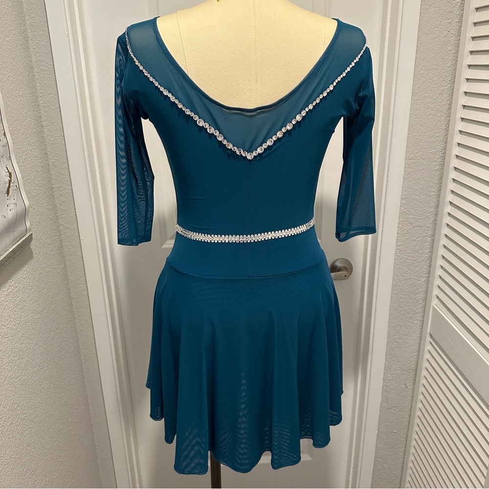 Custom Figure Skating Dress. Adult L/XL. - Picture 3 of 3